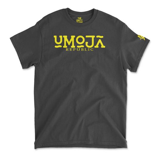 "Ur" Tee ( Black / Yellow ) - Umoja Clothing
